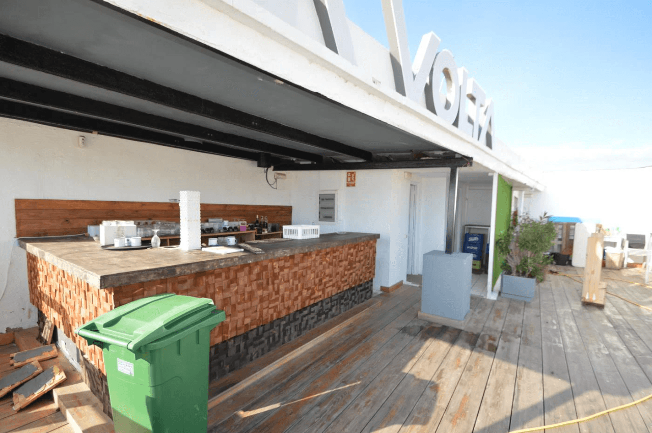 Mietbar in Vinaròs mit Meerblick