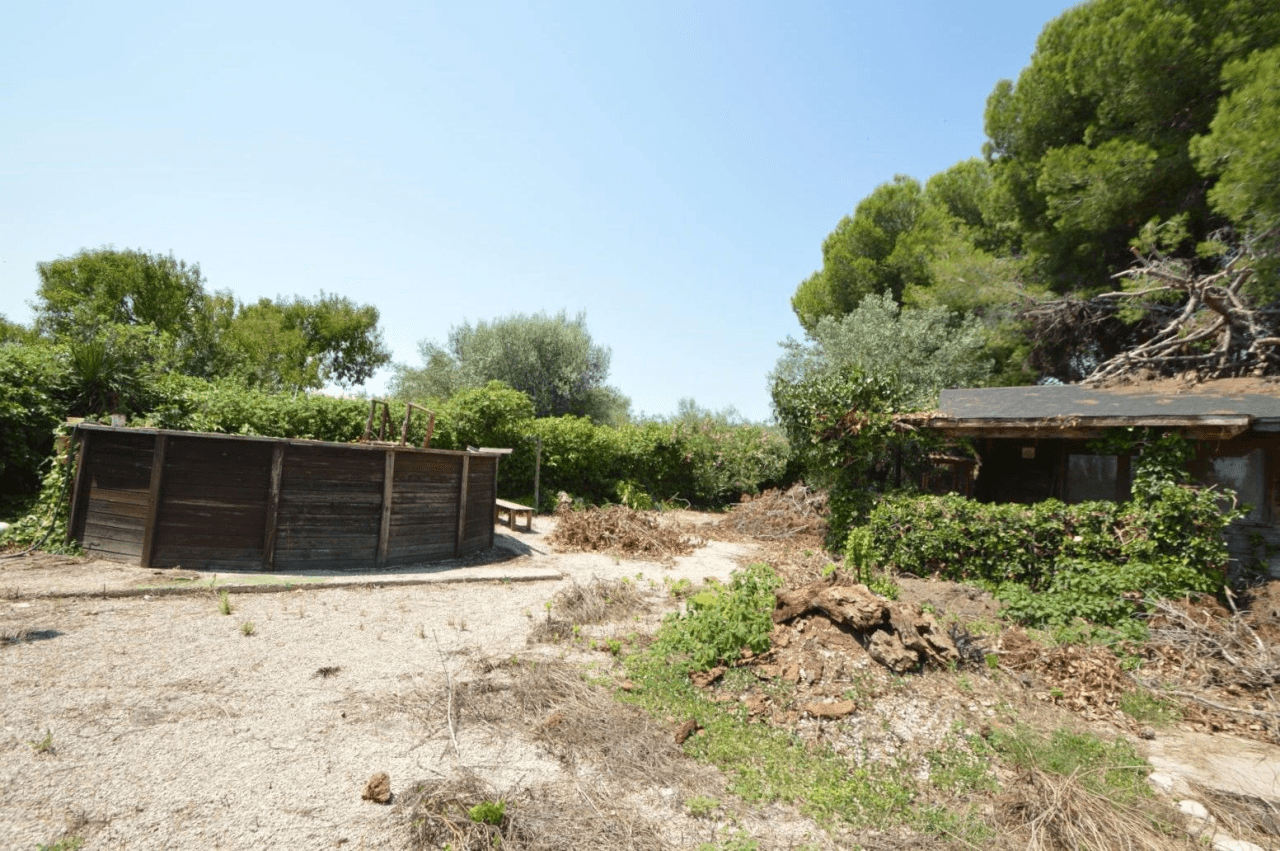 Chalet à Vinaròs, La Closa - 3 chambres, avec piscine, jardin et maison en bois