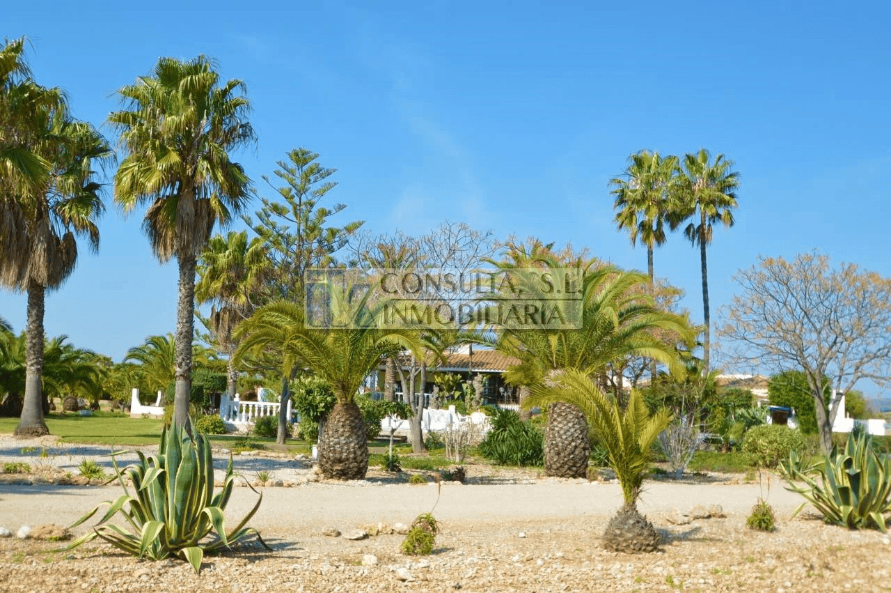 Finca en venta en Vinaròs con chalet y piscina.
